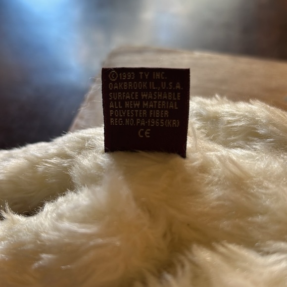 Ty Collectible Retired 1993 Vintage IVY Handmade Hare Just Adorable π₯° Rabbit - Picture 8 of 13